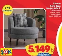 EVİANA SOFA BİGA BERJER KOLTUK